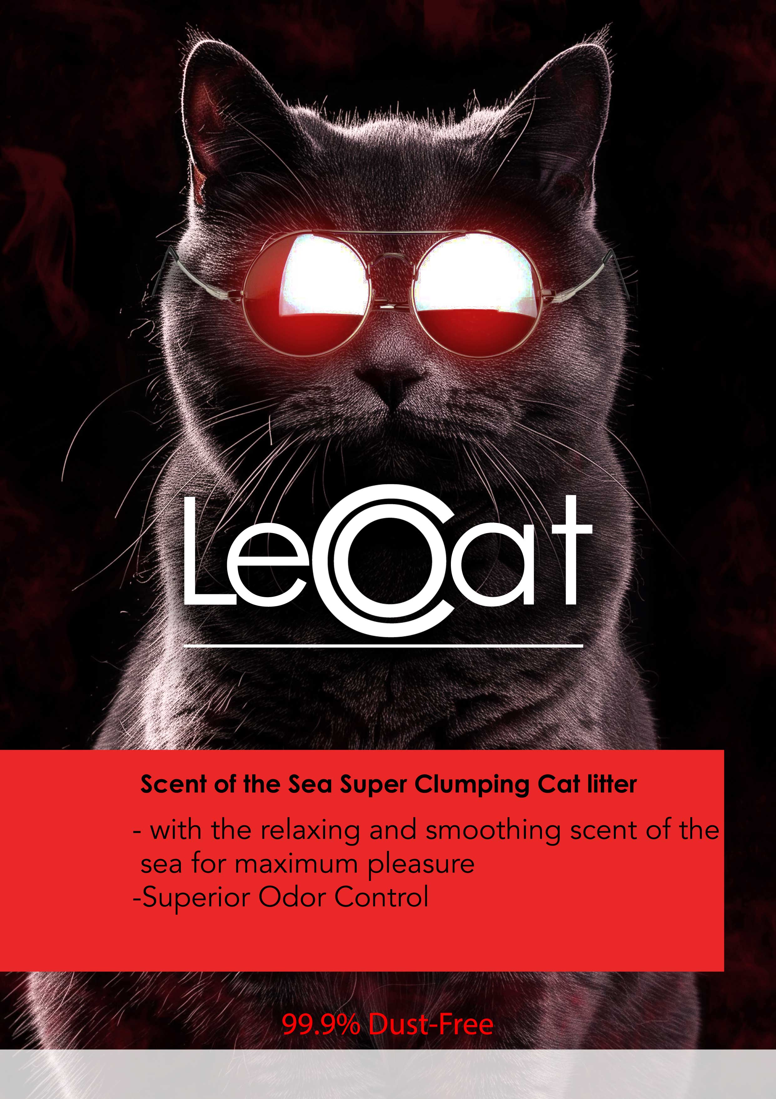 خاک گربه با رایحه آرامش‌بخش دریا